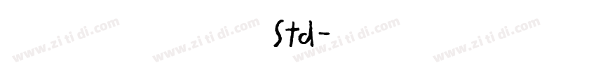 ヒラギノ角ゴ Std字体转换
